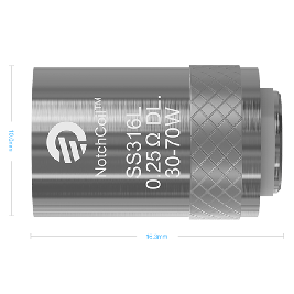 Joyetech Cuboid Mini SS316L NotchCoil 0.25ohm 