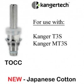 5PCS Kanger New TOCC Organic Cotton Coils for T3S MT3S  - 1.5ohm