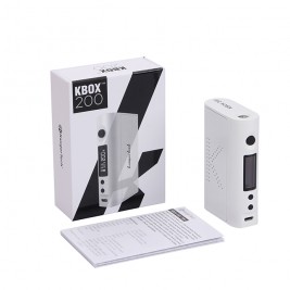 Kanger  KBOX 200W VW/TC Box Mod Powered by Dual 18650 Cells Spring-loaded 510 Connection-White
