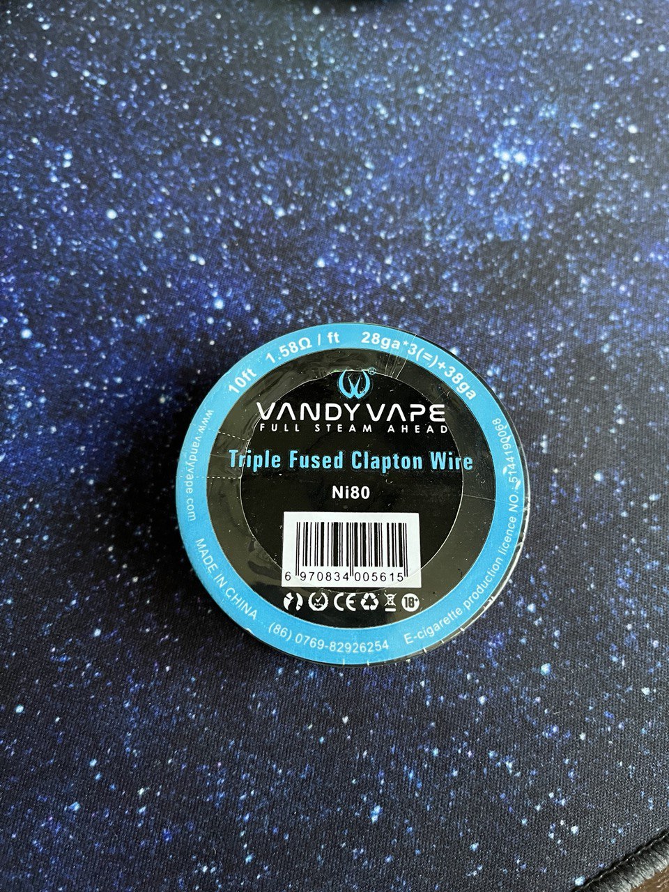 Vandy Vape Superfine MTL Fused Clapton Vape Wire SS316L/ KA1 30ga+38ga/32ga* 2+38ga/30ga*2+38ga