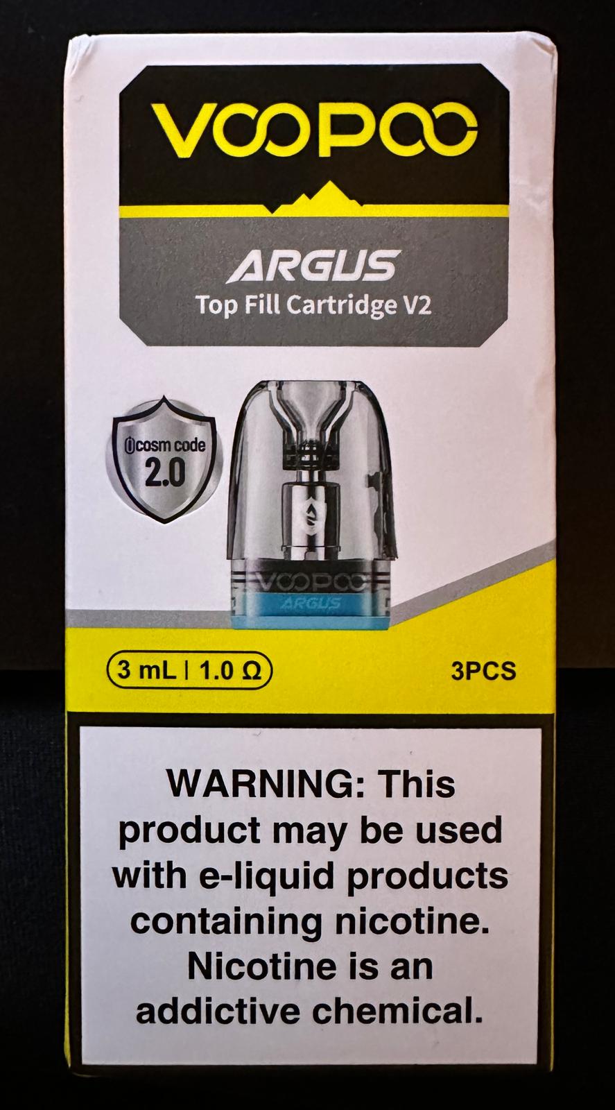 VOOPOO Argus Top Fill Cartridge V2 3ml/2ml