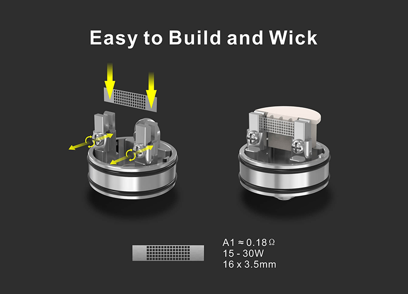 Damn Vape Intense Mesh RDA Easy to Build and Wick