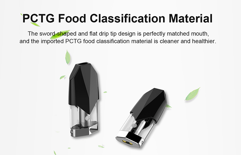 Saber II Replacement Pod Cartridge PCTG Material