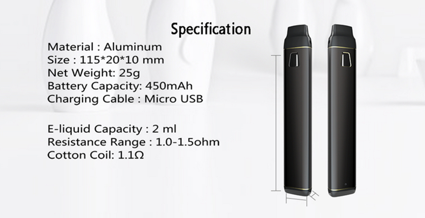 ROUCI Swand Vaporizer Specification