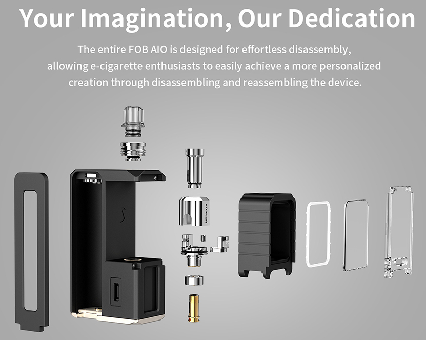 Advken FOB AIO Mod Kit Effortless Disassembling