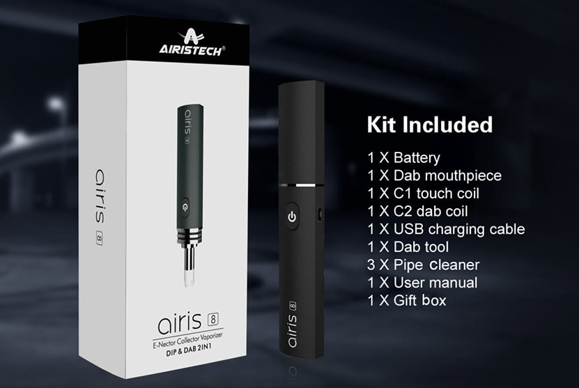  Airis 8 Dab & Dip Wax Vaporizer Kit Features 07