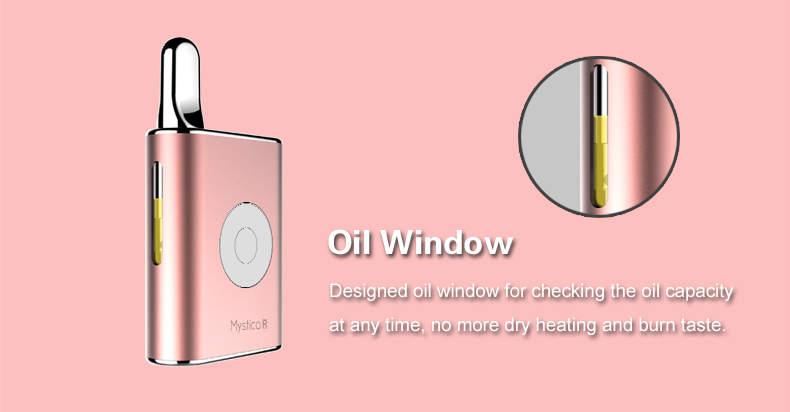 Airis Mystica R Vaporizer Oil Window