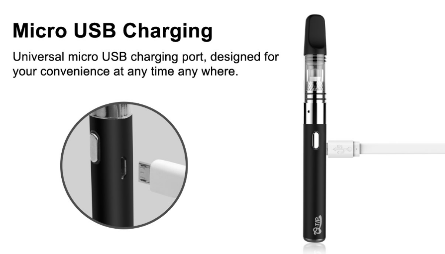 Airis Q-Tip Vaporizer USB Charging