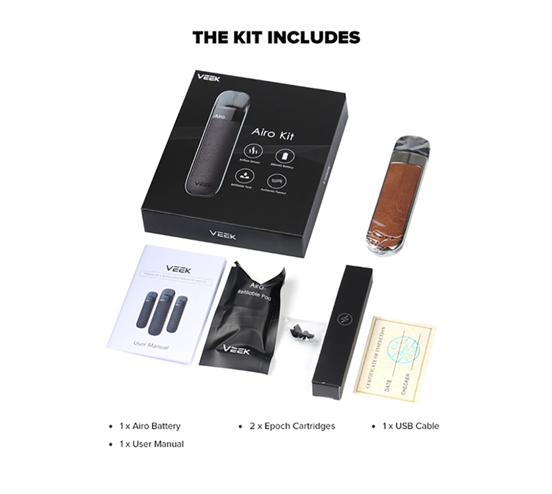 Airo Vape Pod Kit Package