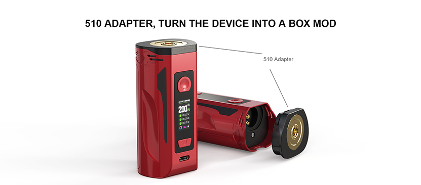 Artery Nugget GT 510 Adapter turn it into a box mod