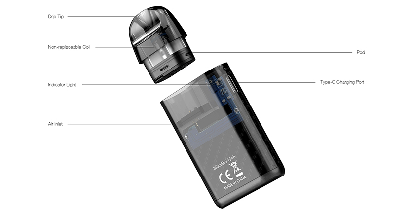 Aspire Minican Kit feature9