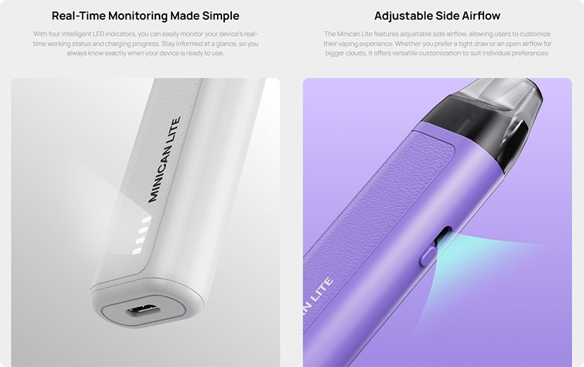 Aspire Minican Lite Kit Adjustable Airflow