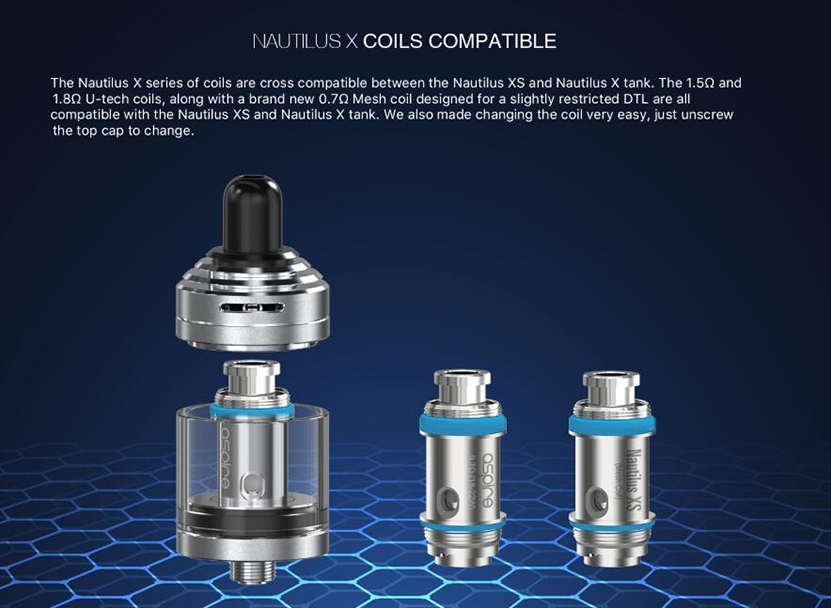 Aspire Nautilus XS Coil for Restricted DTL