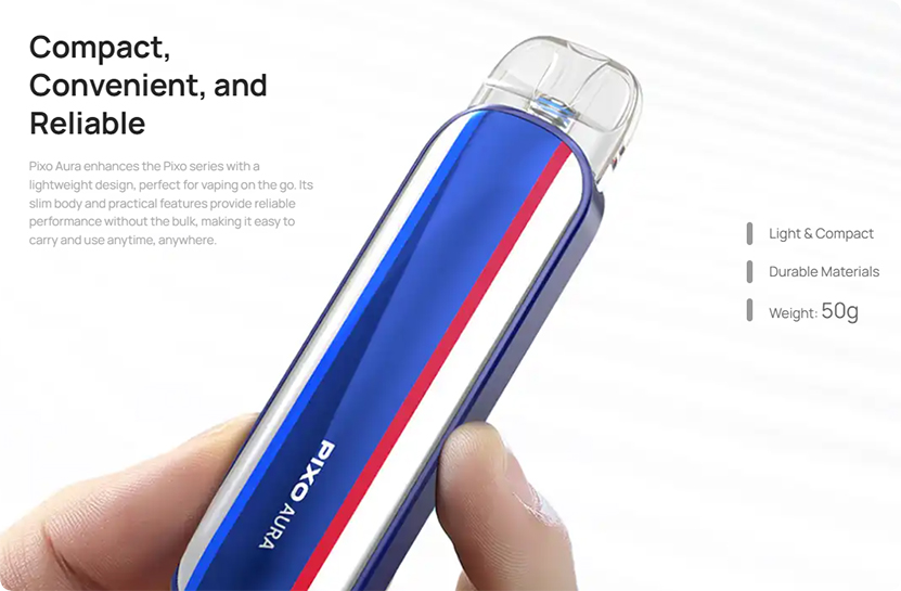 Aspire Pixo Aura Kit Compact and Convenient
