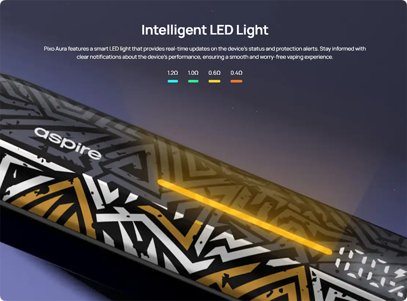Aspire Pixo Aura Kit Intelligent LED Light