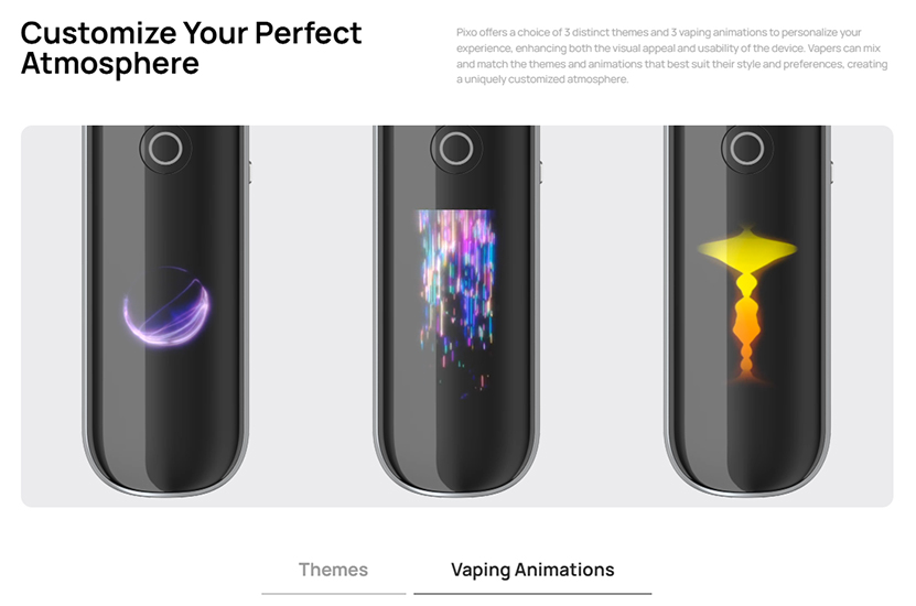 Aspire Pixo Pod Kit Animations