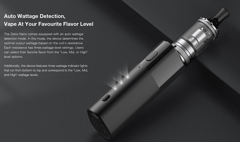Aspire Zelos Nano Kit Feature 2