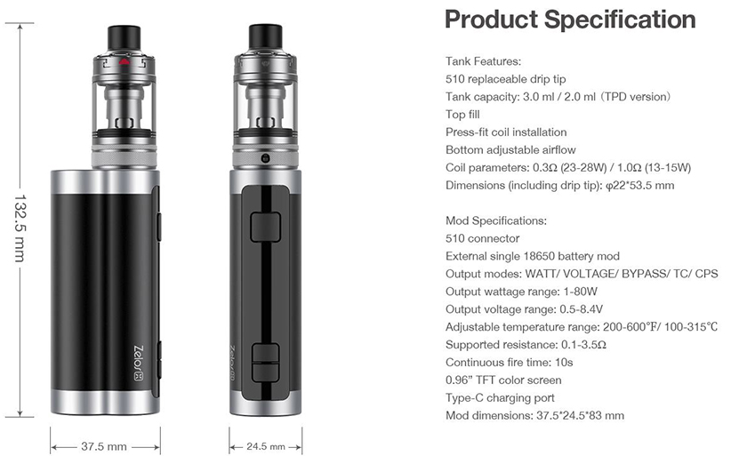 Pack Complet Box mod Aspire Zelos X + Aspire Nautilus 3