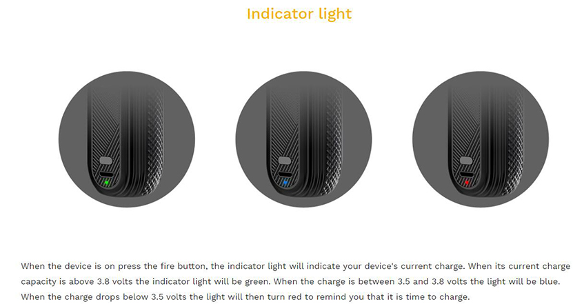 Aspire Reax Mini Battery Feature 3