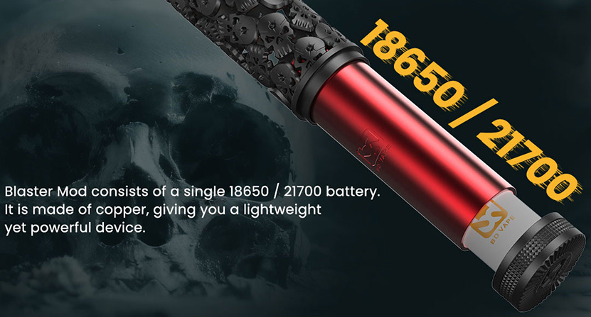 BD Vape Blaster Mod Skull Edition Battery Capacity