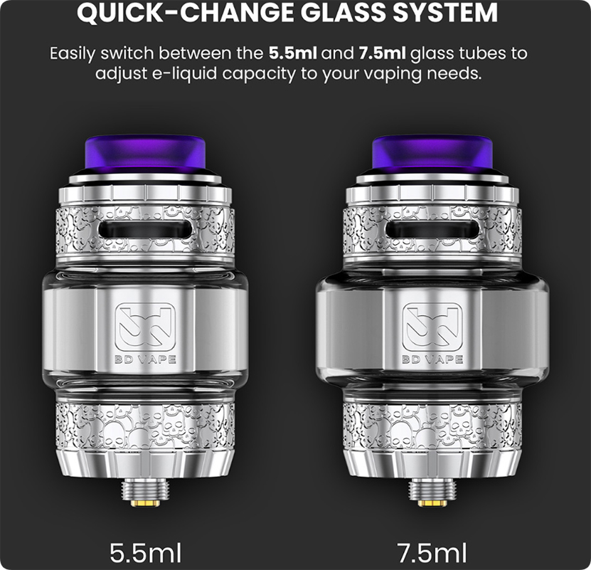 BD Vape Precisio 2 Sub Ohm Tank Limited Edition Capacity