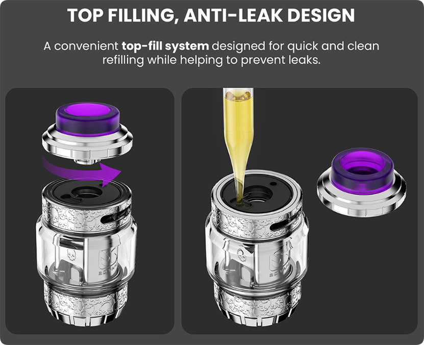 BD Vape Precisio 2 Sub Ohm Tank Limited Edition Filling