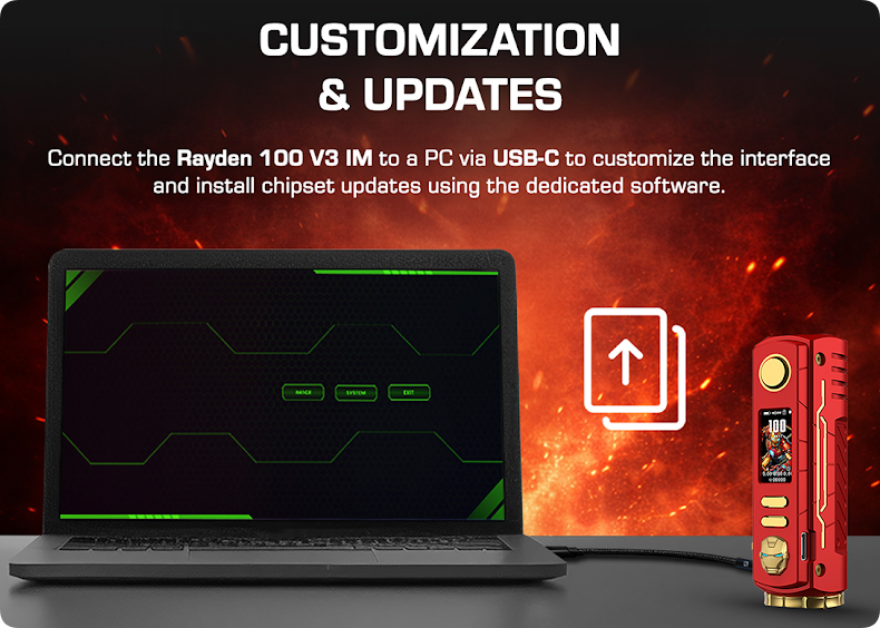 BD Vape Rayden 100 V3 IM Kit Limited Edition Upgradeable