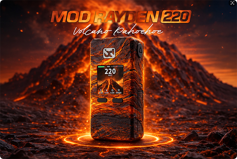 BD Vape Rayden 220 Mod Volcano Edition