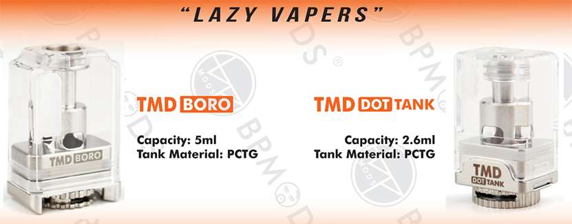 BP MODS TMD BORO and Dot Tank Capacity
