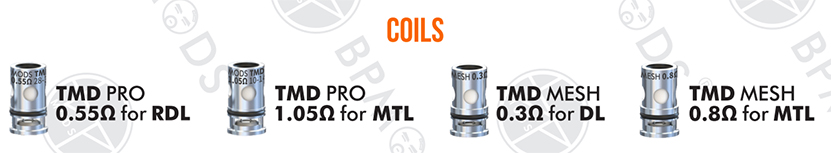 BP MODS TMD Pro and Mesh Coil