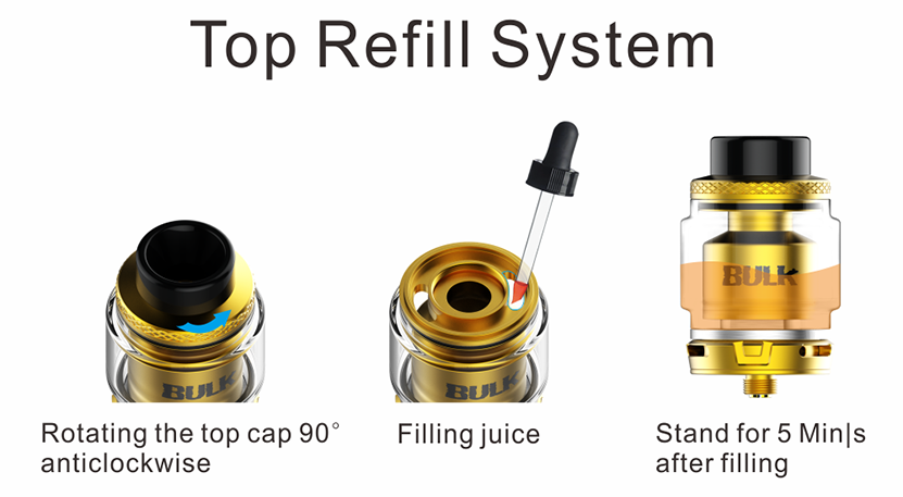 Bulk RTA Atomizer Filling