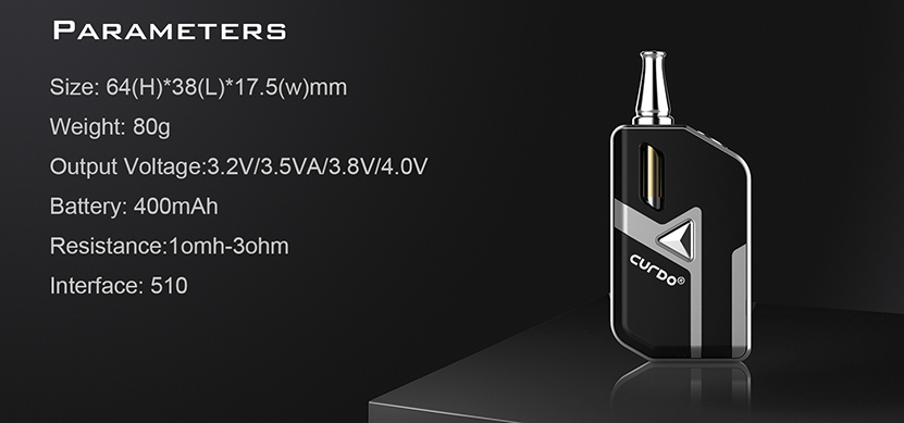 Curdo Polaris Vape Kit Parameters