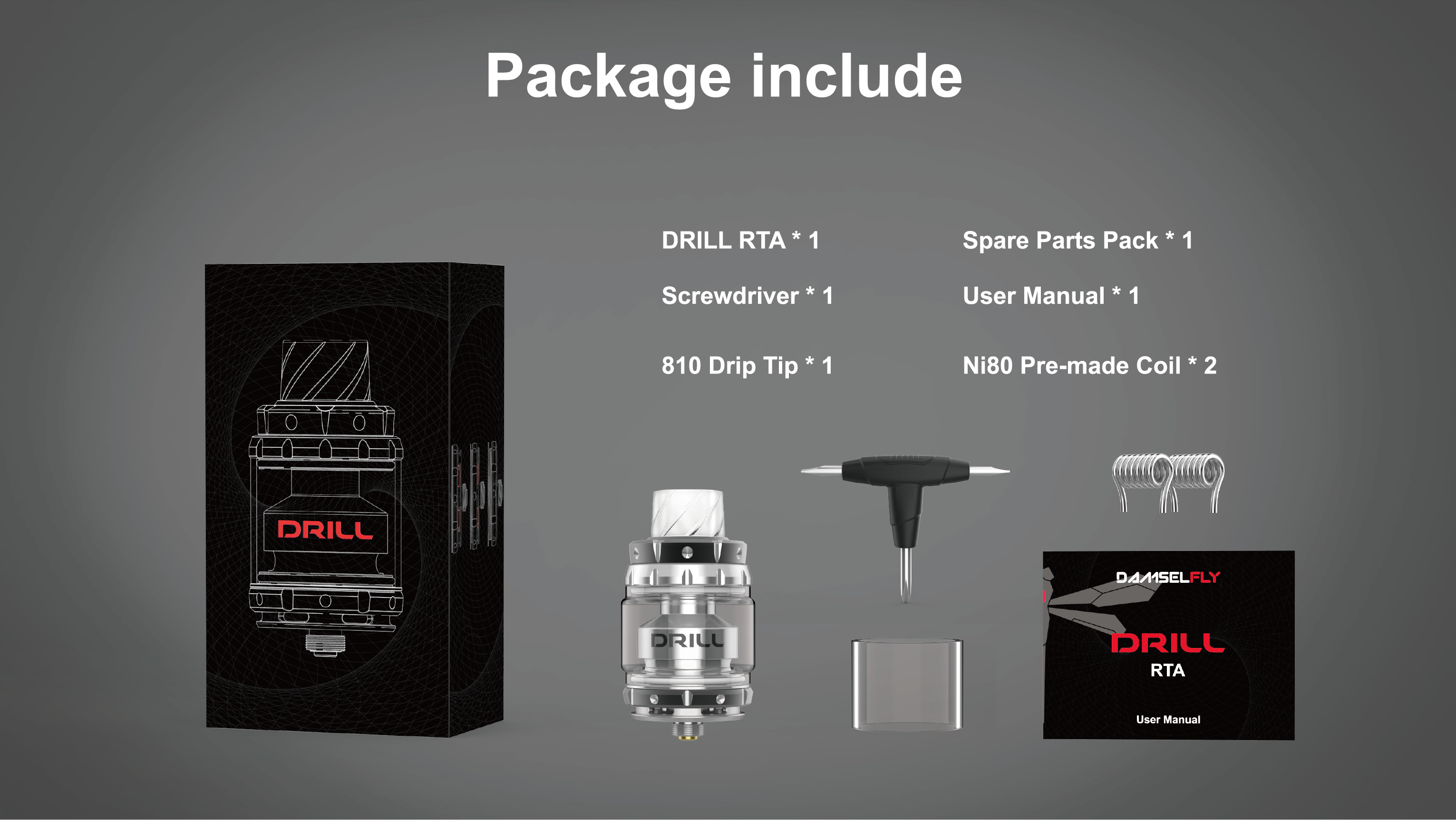 Damselfly Drill RTA Features 4