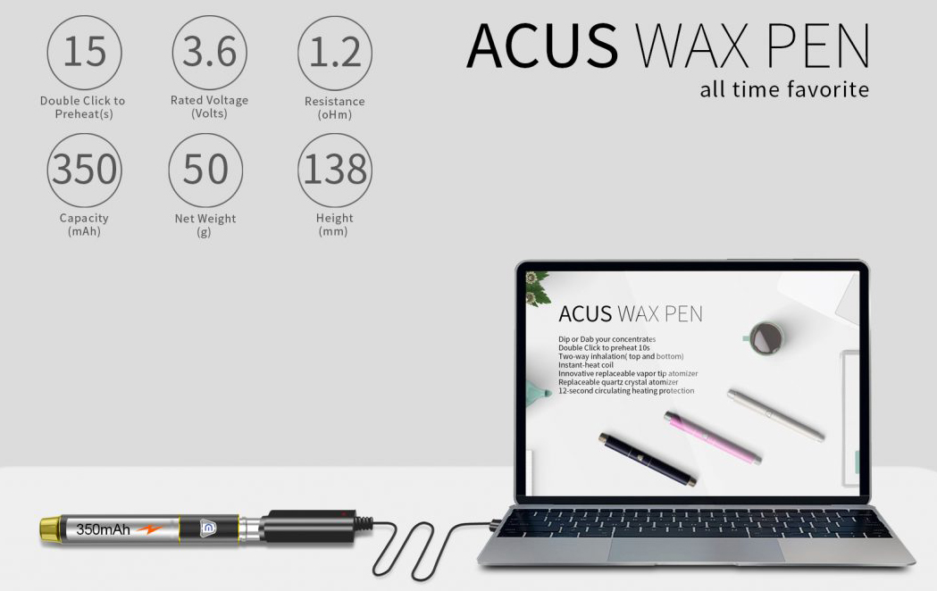 Acus Wax Pen Vaporizer Features 03