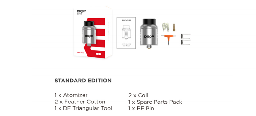 Digiflavor Drop RDA V15 package