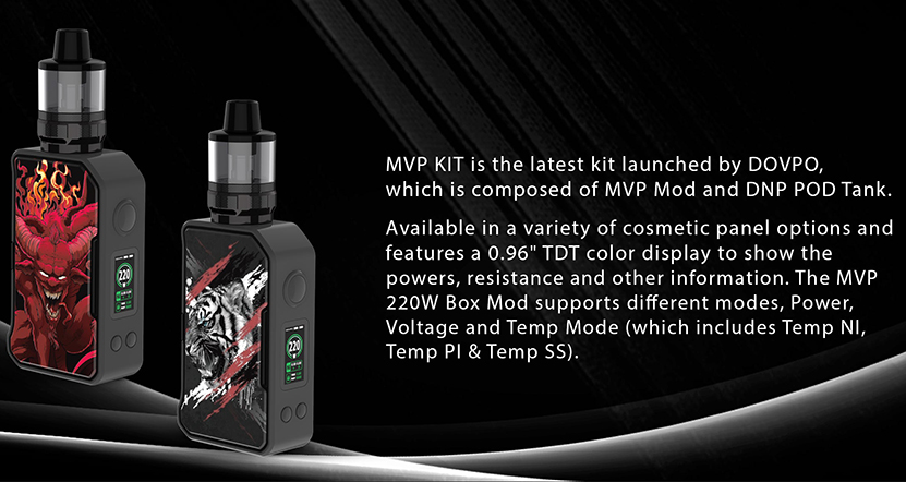 DOVPO MVP 220W Kit Features