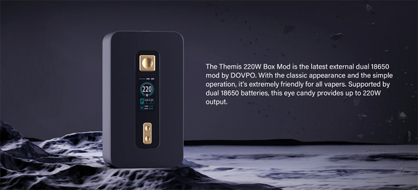 DOVPO Themis 220W Box Mod Introduction