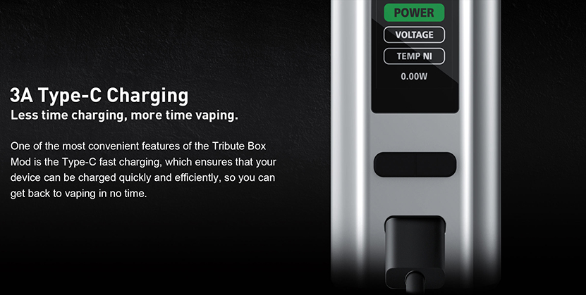 DOVPO Tribute Box Mod 3A Type C Charging
