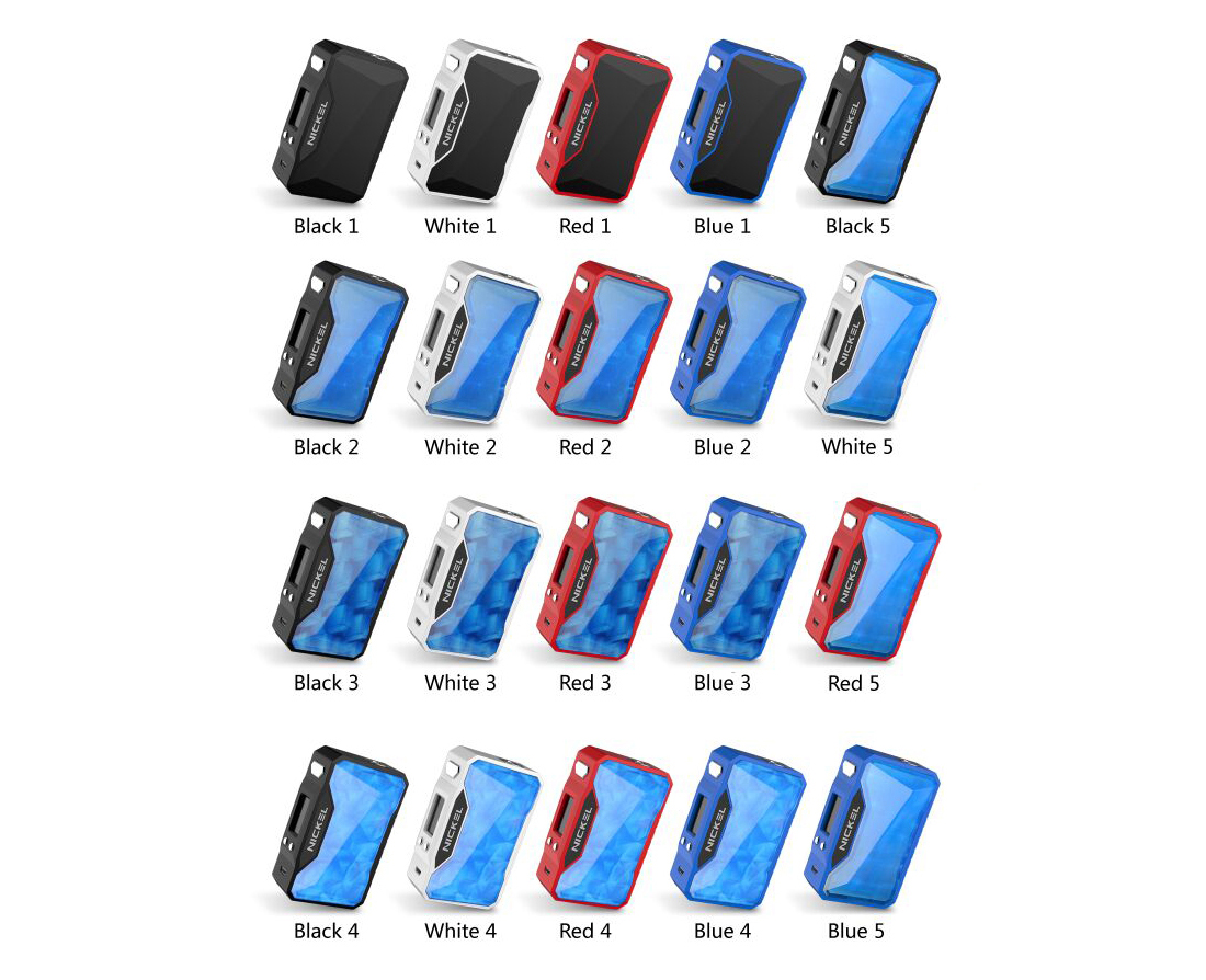 Dovpo Nickel 230W Box Mod Colors