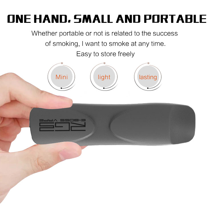 E-bossvape RGB Disposable Pod Kit Size