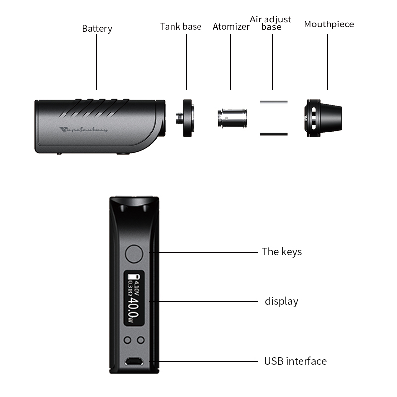 ECT B40 Vaporizer Kit Features 2