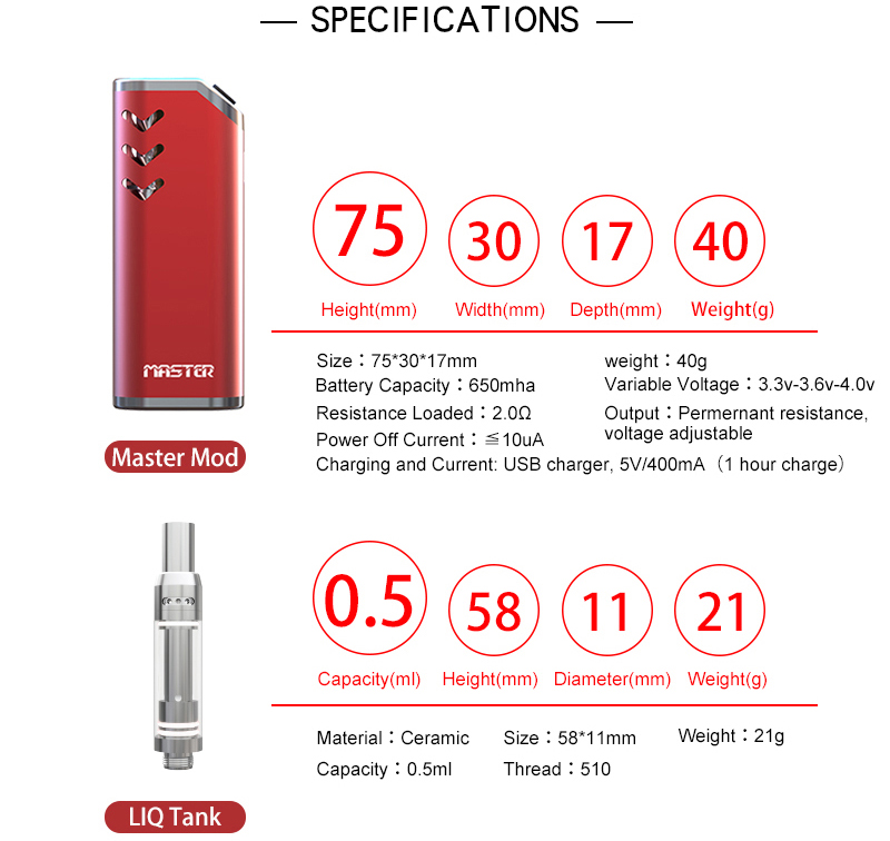 ECT Master Kit with LIQ Tank Specifications