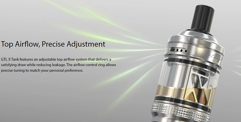 Eleaf GTL X Tank Precise Airflow Adjustment
