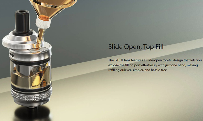 Eleaf GTL X Tank Simple Filling Design