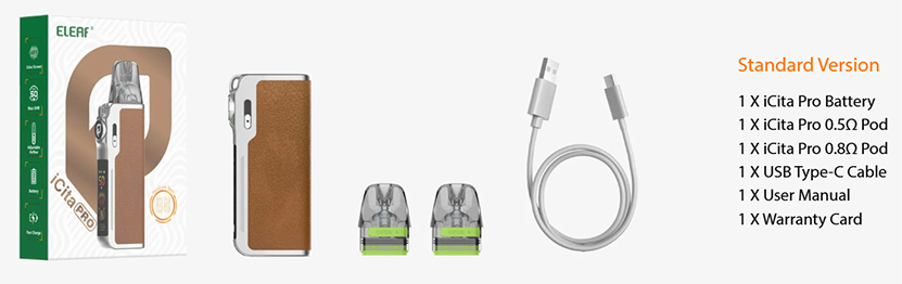 Eleaf iCita Pro Pod Kit Package