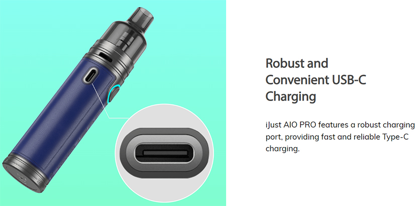 Eleaf iJust AIO Pro Kit USB Type C Charging
