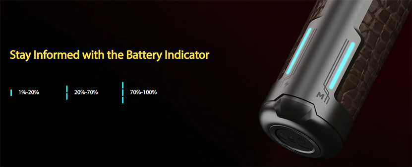 Eleaf iJust X Kit with Melo X Tank Battery Indicator