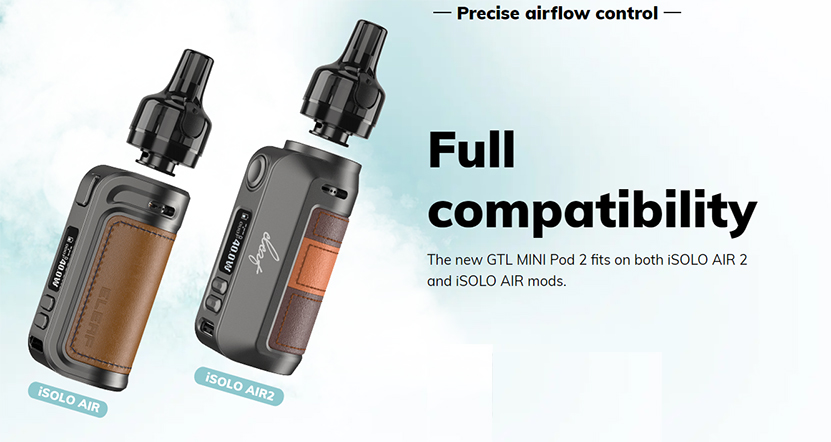 Eleaf iSolo Air 2 Kit Full Compatible