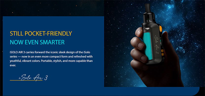 Eleaf iSolo Air 3 Kit Appearance