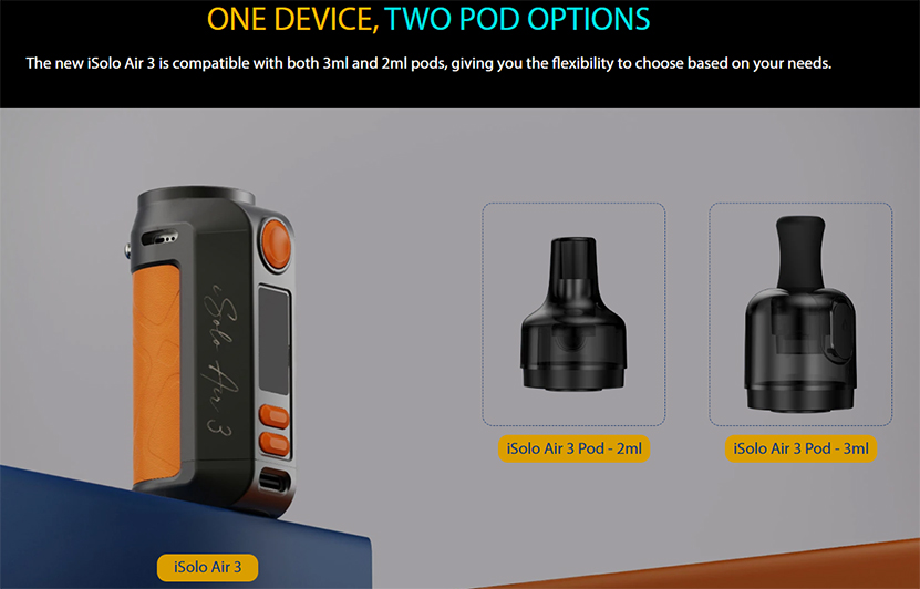 Eleaf iSolo Air 3 Kit Compatibe Cartridge